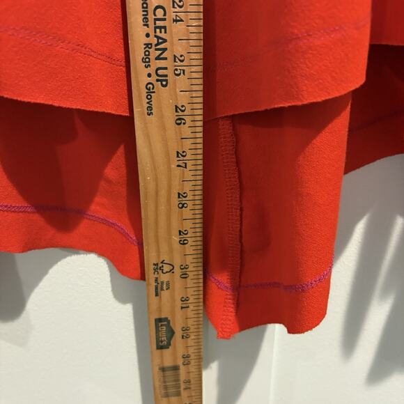 Free People Tunic Women S Red Festival Embroidered Bloom Boho Asian Artsy Flare - Picture 13 of 16